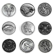 Load image into Gallery viewer, Song of Ice and Fire Game of thrones Family Brooch pins