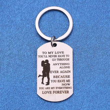 Load image into Gallery viewer, Game of Thrones Keychain "Moon of My Life, My Sun and Stars"