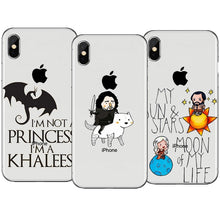 Load image into Gallery viewer, Phone Case Game of Throne Cover For iPhone 5 5S SE 6 6S Plus 7 7 Plus 8 8 Plus X 10 XS XR MAX