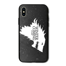 Load image into Gallery viewer, Game of Throne House Stark Wolf phone Cover Case for iPhone X XS Max XR 6 6S 7 8 Plus 5 5S SE Samsung Galaxy S6 S7 S8 Edge Plus