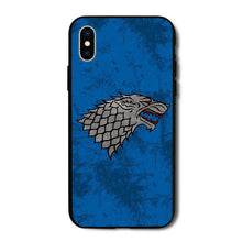 Load image into Gallery viewer, Game of Throne House Stark Wolf phone Cover Case for iPhone X XS Max XR 6 6S 7 8 Plus 5 5S SE Samsung Galaxy S6 S7 S8 Edge Plus