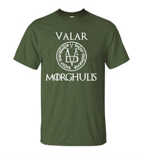 Load image into Gallery viewer, Valar Morghulis All Men Must Die Valyrian Game of Thrones T Shirts