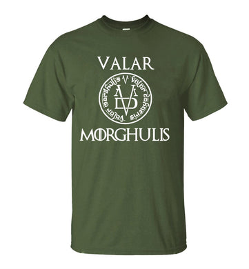 Valar Morghulis All Men Must Die Valyrian Game of Thrones Tshirt