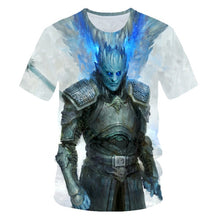 Load image into Gallery viewer, Game of Thrones tshirt Night King&amp;Dragon Men's T-shirt