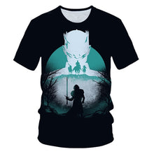 Load image into Gallery viewer, Game of Thrones tshirt Night King&amp;Dragon Men's T-shirt
