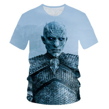 Load image into Gallery viewer, Game of Thrones tshirt Night King&amp;Dragon Men's T-shirt