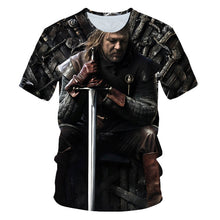 Load image into Gallery viewer, Game of Thrones tshirt Night King &amp; Dragon Men&#39;s Tshirt