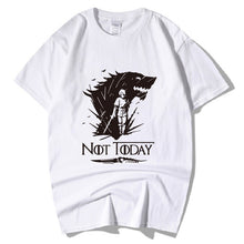 Load image into Gallery viewer, Game Of Thrones T Shirt Arya Stark Not Today GOT Winterfell