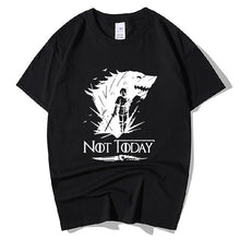 Load image into Gallery viewer, Game Of Thrones T Shirt Arya Stark Not Today GOT Winterfell