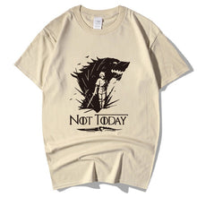 Load image into Gallery viewer, Game Of Thrones T Shirt Arya Stark Not Today GOT Winterfell