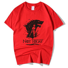 Load image into Gallery viewer, Game Of Thrones T Shirt Arya Stark Not Today GOT Winterfell