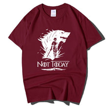 Load image into Gallery viewer, Game Of Thrones T Shirt Arya Stark Not Today GOT Winterfell