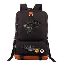Load image into Gallery viewer, Game of Thrones House Stark School Bags