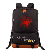Load image into Gallery viewer, Game of Thrones House Stark School Bags