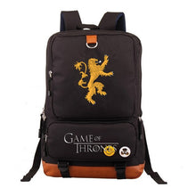 Load image into Gallery viewer, Game of Thrones House Stark School Bags