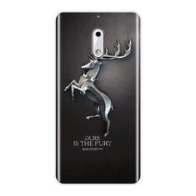 Load image into Gallery viewer, Case For Nokia X6 7 Plus Patterned Boys Game of Thrones  Cover For Nokia 8 6 5 3 2 1 Phone Case